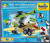 King Julien's Great Escape from Penguins of Madagascar - Basic Series manufactured by Cobi [Back]