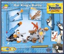 Rat King's Battle from Penguins of Madagascar - Basic Series manufactured by Cobi [Back]