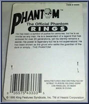 Phantom Rings from Phantom - Role Play manufactured by Street Players [Back]