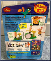 Phineas & Ferb (Guitar & Drum Set) from Phineas and Ferb - Basic Series manufactured by Jakks Pacific [Back]