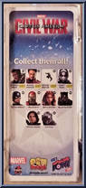 Captain America from Pin Mates - Basic Series manufactured by Bif Bang Pow! [Back]