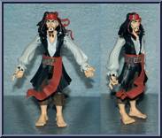Jack Sparrow & Beastly Krakken from Pirates of the Caribbean - Swashbucklers - Playsets manufactured by Zizzle [Loose]
