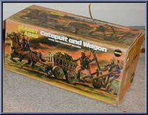 Catapult & Wagon from Planet of the Apes - Accessories manufactured by Mego [Front]