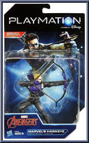 Hawkeye from Playmation - Basic Series manufactured by Hasbro [Back]