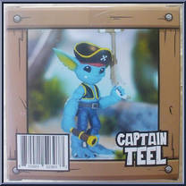 Captain Teal from Plunderlings - Basic Series manufactured by Lone Coconut [Back]