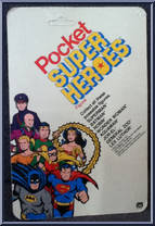 Robin from Pocket Super Heroes - White Card manufactured by Mego [Back]