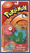 Venusaur from Pokemon - Combat Figures manufactured by Hasbro [Front]