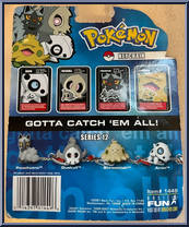 Duskull from Pokemon - Series 12 manufactured by Basic Fun [Back]