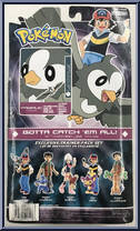 Ash and Starly from Pokemon - Diamond and Pearl - Trainer Packs manufactured by Jakks Pacific [Back]