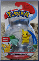 Pikachu / Bulbasaur Action Figure