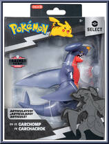 Garchomp (Trainer Team) from Pokemon Select - Series 6 manufactured by Jazwares [Front]