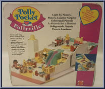 Light-Up Pizzeria from Polly Pocket - Pollyville manufactured by Mattel [Back]