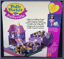 Light-Up Wedding Chapel from Polly Pocket - Pollyville manufactured by Mattel [Back]