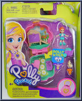 Pink Flower from Polly Pocket - Polly Stick manufactured by Mattel [Front]