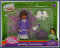 Shani from Polly Pocket - Sparkly Snowflakes manufactured by Mattel [Front]