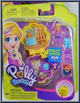 Yellow Flower from Polly Pocket - Polly Stick manufactured by Mattel [Front]