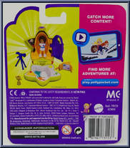 Yellow Star from Polly Pocket - Polly Stick manufactured by Mattel [Back]
