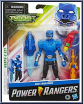 Beast-X Blue Ranger from Power Rangers Beast Morphers - Basic Series manufactured by Hasbro [Front]