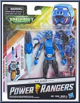 Blue Ranger from Power Rangers Beast Morphers - Basic Series manufactured by Hasbro [Front]