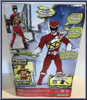Battle Sound Red Ranger from Power Rangers Dino Charge - Basic Series manufactured by Bandai [Back]