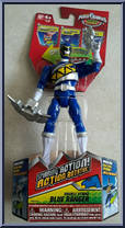 Double Strike Blue Ranger from Power Rangers Dino Charge - Basic Series manufactured by Bandai [Front]