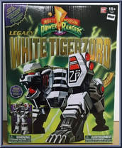 Legacy White Tigerzord from Power Rangers Dino Charge - Basic Series manufactured by Bandai [Front]