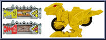 Deinonychus from Power Rangers Dino Super Charge - Dino Charger Power Pack - Series 1 manufactured by Bandai [Loose]