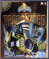 Limited Black Edition Legacy Dragonzord from Power Rangers Dino Super Charge - Zords manufactured by Bandai [Front]