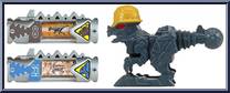Pachycephalosaurus from Power Rangers Dino Super Charge - Dino Charger Power Pack - Series 1 manufactured by Bandai [Loose]