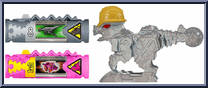 Pachycephalosaurus from Power Rangers Dino Super Charge - Dino Charger Power Pack - Series 2 manufactured by Bandai [Loose]