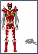 T-Rex Super Charge Red Ranger from Power Rangers Dino Super Charge - 12" Scale manufactured by Bandai [Loose]