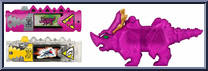 Stryacosaurus from Power Rangers Dino Super Charge - Dino Charger Power Pack - Series 2 manufactured by Bandai [Loose]