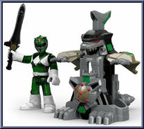 Battle Armor Green Ranger from Power Rangers - Battle Armor manufactured by Fisher-Price [Loose]