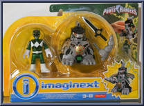 Battle Armor Green Ranger from Power Rangers - Battle Armor manufactured by Fisher-Price [Front]