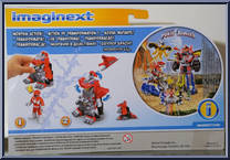 Battle Armor Red Ranger from Power Rangers - Battle Armor manufactured by Fisher-Price [Back]