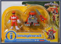 Battle Armor Red Ranger from Power Rangers - Battle Armor manufactured by Fisher-Price [Front]