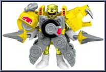 Battle Armor Yellow Ranger from Power Rangers - Battle Armor manufactured by Fisher-Price [Loose]