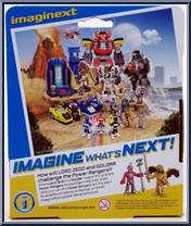 Goldar & Lord Zedd from Power Rangers - Figure Packs manufactured by Fisher-Price [Back]