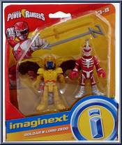 Goldar & Lord Zedd from Power Rangers - Figure Packs manufactured by Fisher-Price [Front]