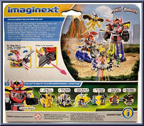 Pink Ranger & Pterodactyl Zord from Power Rangers - Vehicles manufactured by Fisher-Price [Back]