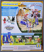 Red Ranger vs. Alien from Power Rangers - Figure Packs manufactured by Fisher-Price [Back]
