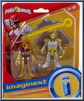 Scorpina & King Sphinx from Power Rangers - Figure Packs manufactured by Fisher-Price [Front]