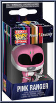 Pink Ranger (30th Anniversary) from Power Rangers - Pop! Keychains manufactured by Funko [Front]