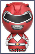 Red Ranger from Power Rangers - Dorbz manufactured by Funko [Loose]