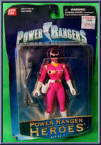 Pink Astro Power Ranger from Power Rangers Heroes - Series  7 manufactured by Bandai [Front]