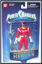 Red Astro Power Ranger from Power Rangers Heroes - Series  7 manufactured by Bandai [Front]