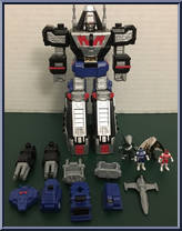 Astro Delta Megazord from Power Rangers in Space - Micro Playsets manufactured by Bandai [Loose]