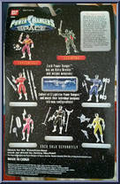 Black Lightstar Power Ranger from Power Rangers in Space - Lightstar Power Rangers manufactured by Bandai [Back]