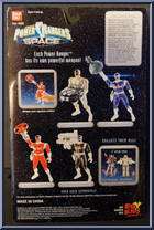 Black Mega Launching Power Ranger from Power Rangers in Space - Mega Launching manufactured by Bandai [Back]