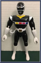Black Astro Armor Ranger from Power Rangers in Space - Astro Armor manufactured by Bandai [Loose]
